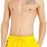 Tommy Hilfiger Herren Badehose Mittellang, Gelb