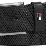 Tommy Hilfiger Herren Gürtel Adan 3, 5 cm Embossed Ledergürtel