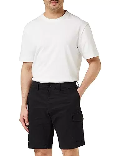 Tommy Hilfiger Herren Shorts Harlem Cargo Kurz, Schwarz