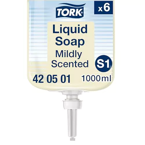 Tork Premium Flüssigseife - 420501 - Hautfreundliche Allzweckseife für S1/S11 Spender-Systeme - Premium-Qualität