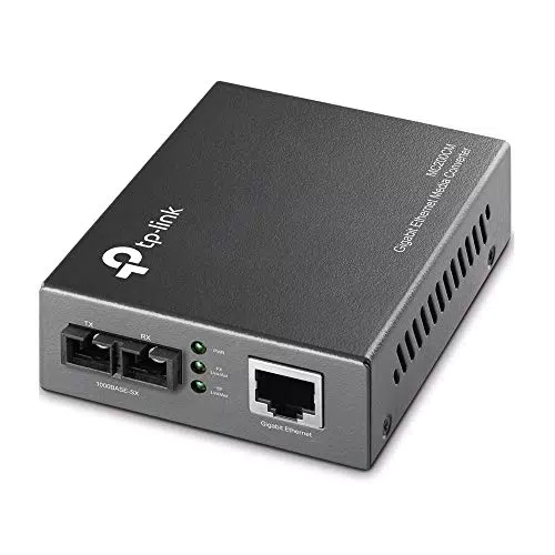 TP-Link MC200CM Gigabit-Ethernet-Medienkonverter, 2 SC-Glasfaseranschlüsse