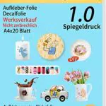 TransOurDream Laser Wasserschiebefolie DIN A4X20 Blatt
