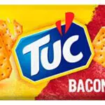 TUC Bacon 1 x 100g I Salzgebäck Einzelpackung I Knabbergebäck mit Bacon-Geschmack I Fein gesalzene Snack-Cracker