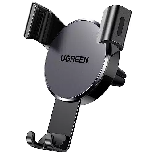 UGREEN Handyhalterung Auto Handy Halterung PKW Lüftung Schwerkraft Handy Autohalterung KFZ Handyhalter fürs Auto kompatibel mit iPhone 15 14 13 12Pro Max