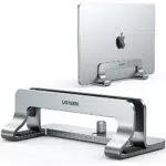 UGREEN Vertikaler Laptop Ständer Aluminium Vertikal Stand Vertikaler Laptopständer Platzsparender Laptop Halter mit thermischer Basis für Laptops