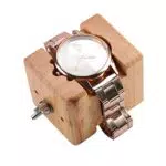 Uhrwerk Halter, Professionelle Holz Uhrengehäuse Halter Block Schraubstock Clamp Bewegung Reparatur Uhrmacher Werkzeug Entfernung