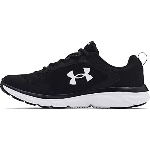 Under Armour Herren UA Charged Assert 9 Laufschuhe, Schwarz/Weiß
