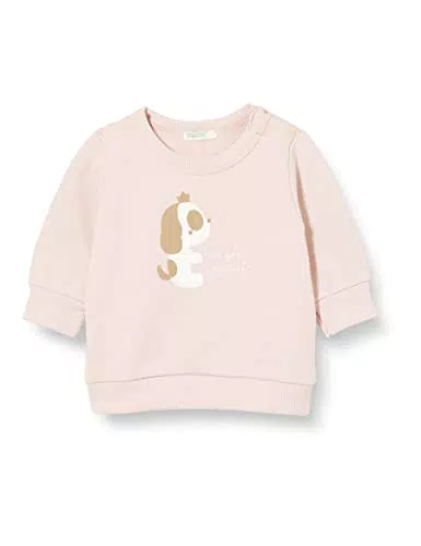 United Colors of Benetton Baby-Jungen Pullover G/C M/L 3J70A100S LANGÄRMLIGES Sweatshirt MIT Rundhalsausschnitt