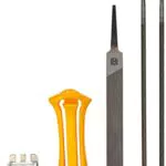 Universal Feilen-Set 0.325 Zoll - 4, 8 mm, FLO010: Schärfwerkzeug zum Schärfen und Warten von Ketten