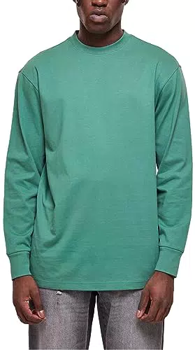 Urban Classics Herren Tall Tee L/S T-Shirt, Leaf