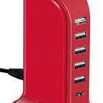 USB C Ladegerät, USB Ladegerät Mehrfach mit 6 Port