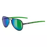 uvex Unisex-Erwachsene LGL 30 Pola Sonnenbrille, Black-Green