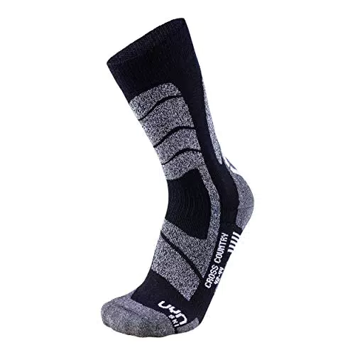 UYN Herren Ski Cross Country Herren Socke, Black/Mouline'