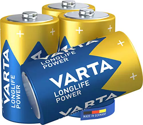 VARTA Batterien D Mono, 4 Stück, Longlife Power, Alkaline