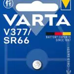 VARTA Batterien V377/SR66 Knopfzelle, 1 Stück, Silver Coin
