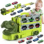 VATOS Transport Truck Spielzeug Autos für Jungen Alter 3 4 5 6 7