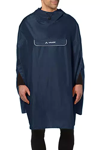 VAUDE Valdipino Rad-Regenponcho - Leicht, Wasserdicht & Umweltfreundlich