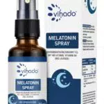 Vihado Melatonin Spray - Premium: Bis zu 5-fach höher dosiert - 180 Tage Vorrat - Melatonin Spray hochdosiert mit Lavendel ohne Alkohol - vegan