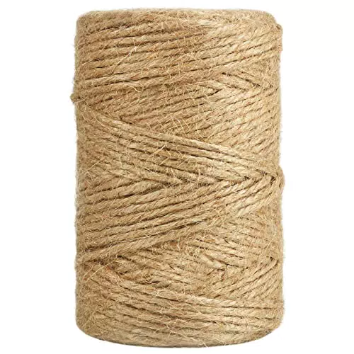Vivifying Jute Schnur, 3MM Braun Juteschnur für Garten Bilder Pflanzen Basteln