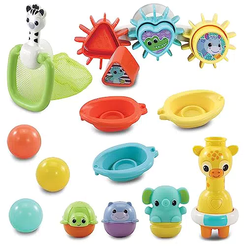 VTech Baby - Babys Badeset 6-teiliges Badeset für abwechslungsreichen Badespaß in der Badewanne Für Kinder von 1-5 Jahren