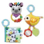 VTech Baby - Babys Tierfreunde-Geschenkset Spielzeug-Set aus Stoffbuch