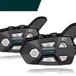 WAYXIN R5 Doppelpack Motorrad Headset für 2 Personen