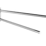 WENKO Handtuchhalter Mezzano, Handtuchstange mit 2 beweglichen Armen