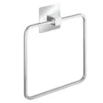 WENKO Turbo-Loc Edelstahl Handtuchring Quadro - Befestigen ohne bohren