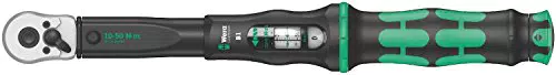 Wera 05075610001 Click-Torque B 1 Drehmomentschlüssel mit Umschaltknarre Schwarz