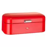 Wesco 235 201 Grandy Brotkasten rot 22x42x17cm, Edelstahl