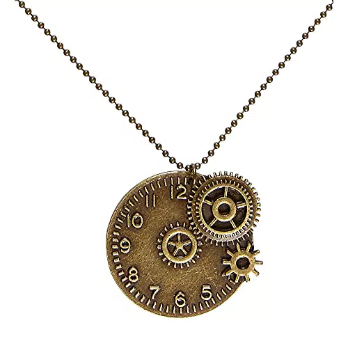 Widmann 01781 - Halskette Steampunk, Bronze, Schmuck