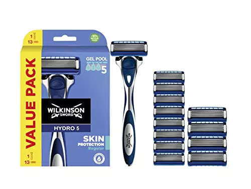 WILKINSON SWORD - Hydro 5 Hautschutz für Männer, Regelmäßig