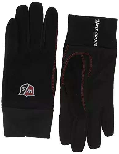 Wilson Staff Herren Golf-Winterhandschuh, Winter, Material-Kombi