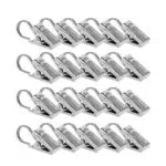 WINOMO 20 Stück Gardinen Vorhang Clips Klammern mit Haken