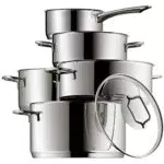 WMF Astoria Vorteils Topfset Induktion 5-teilig, Kochtopf Set mit Glasdeckel