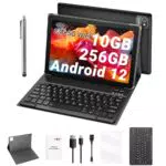 XGODY Tablet 10 Zoll Android 12 Tablet PC mit 2.4G/5G WLAN 4-Core 2