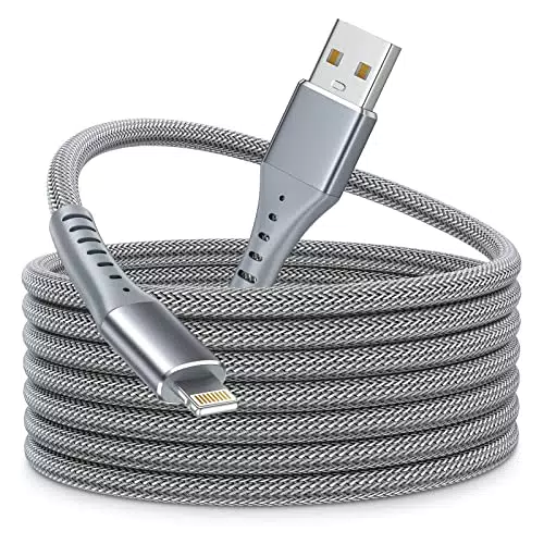 XUDUO 3M iPhone Ladekabel, Lang Lightning Kabel Schnellladekabel Fast USB auf iPhone Kabel MFi-Zertifiziert für iPhone 13/12/11/Pro/XS/XS Max/XR/X/8/8 Plus/7/7 Plus/6s/6/6 Plus