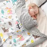 Y-home Babydecke Bio Baumwolle, Kinder Kuscheldecke Polar Fleece Baby Komfort Decke 75x105cm