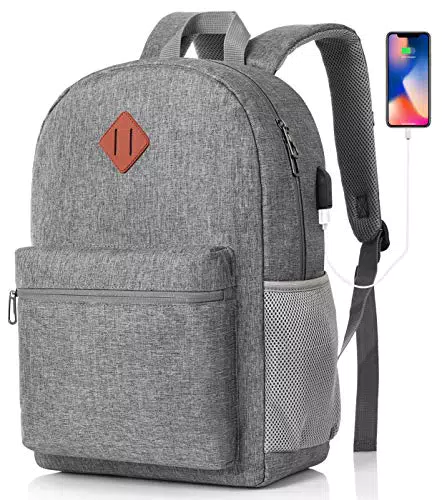YAMTION Rucksack Herren Schulrucksack Damen, Rucksack Jungen Teenager Rucksack Schule Mädchen Schultasche Mädchen mit 15