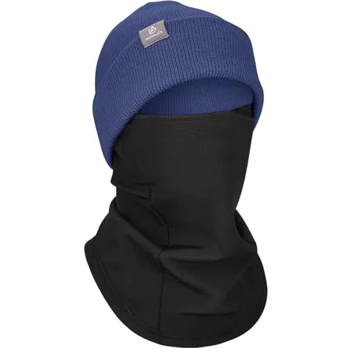 YANIKY Sturmhaube with Beanie Mütze Herbst Winter Balaclava