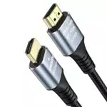 ZESKRIS 3m HDMI 2.1 Kabel, 8K 48Gbps Ultra High Speed HDMI geflochtenes Kabel