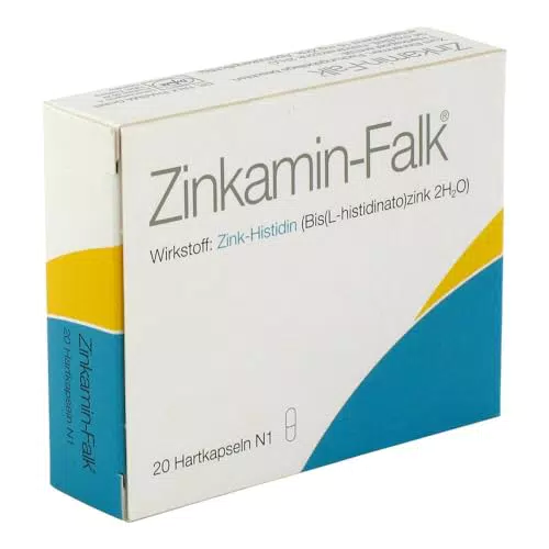 ZINKAMIN Falk 15 mg Hartkapseln 20 St