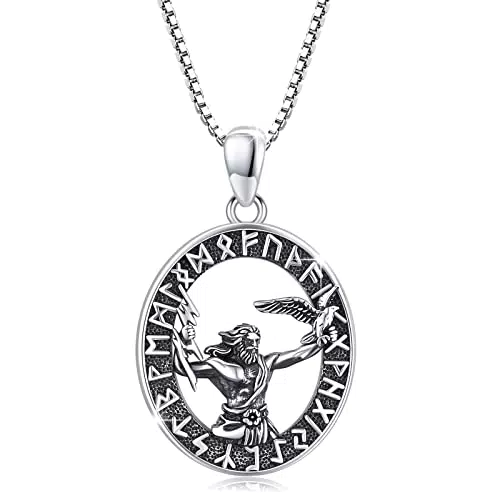 ZIPPICE Zeus Halskette, oxidiertes S925 Sterling Silber