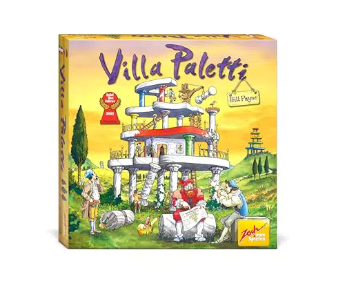 Zoch 601122900 - Villa Paletti - Spiel des Jahres 2002 - ein außergewöhnliches Bauspiel für die Ganze Familie
