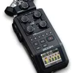 Zoom - H6-BLK - Tragbarer 6-Spur-Recorder mit austauschbaren Mikrofonen - 1x abnehmbares XY-Mikrofon und 4X XLR-Eingänge