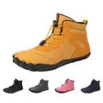 ZWDC coupons amazon angebote 2023Barfußschuhe Winter Damen Herren Wasserdicht Schnell Trocknend Traillaufschuhe wanderschuhe Zehenschuhe Hohe Warme und rutschfeste Stiefel