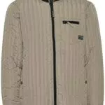 11 Project PRArik Herren Steppjacke Übergangsjacke Jacke leicht gefüttert mit Ripp-Kragen Regular Fit