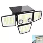 1200LM Solarlampen für Außen mit Bewegungsmelder, 188LEDs 3 Modi Solarleuchten Aussen mit 270°Beleuchtungswinkel