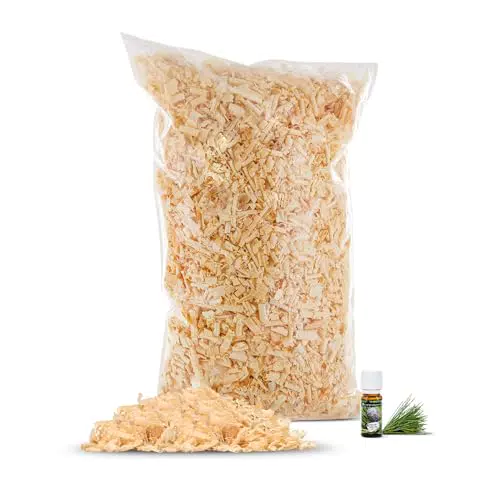 1kg Zirbenspäne 1. Wahl mit 10ml Bio-Zirbenöl - zertifiziertes Zirbenholz