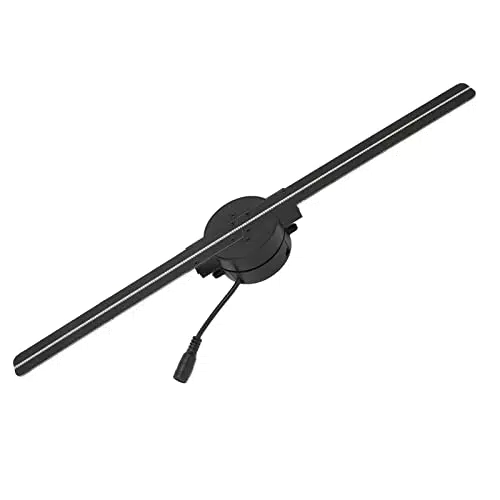 3D-Hologramm-Fan-WLAN-Projektor, 224 LED-Lichtperlen